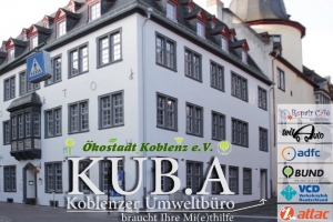 Nachhaltigkeit für KUB.A, das Koblenzer Umweltbüro
